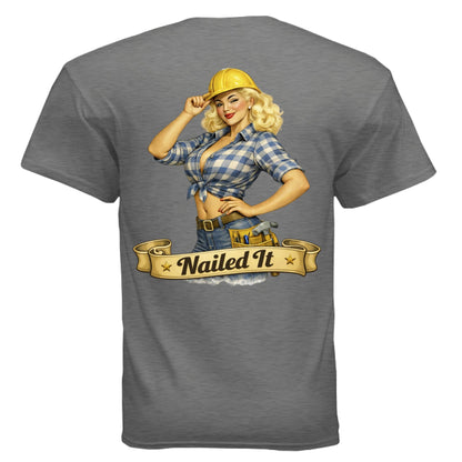 Construction Pin - Up - The Free and The Brave