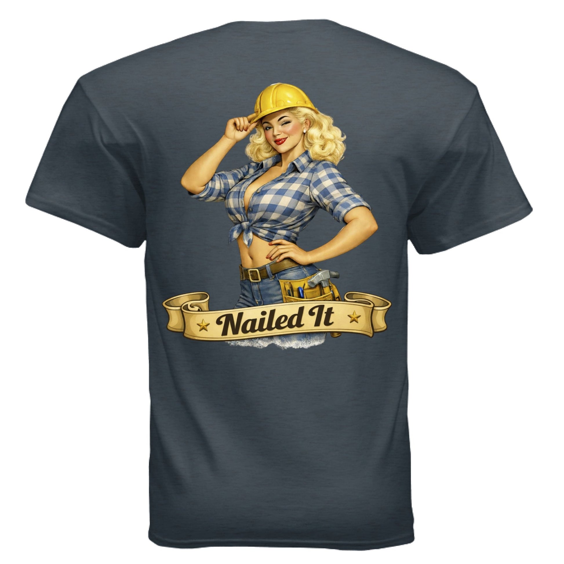 Construction Pin - Up - The Free and The Brave