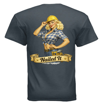 Construction Pin - Up - The Free and The Brave