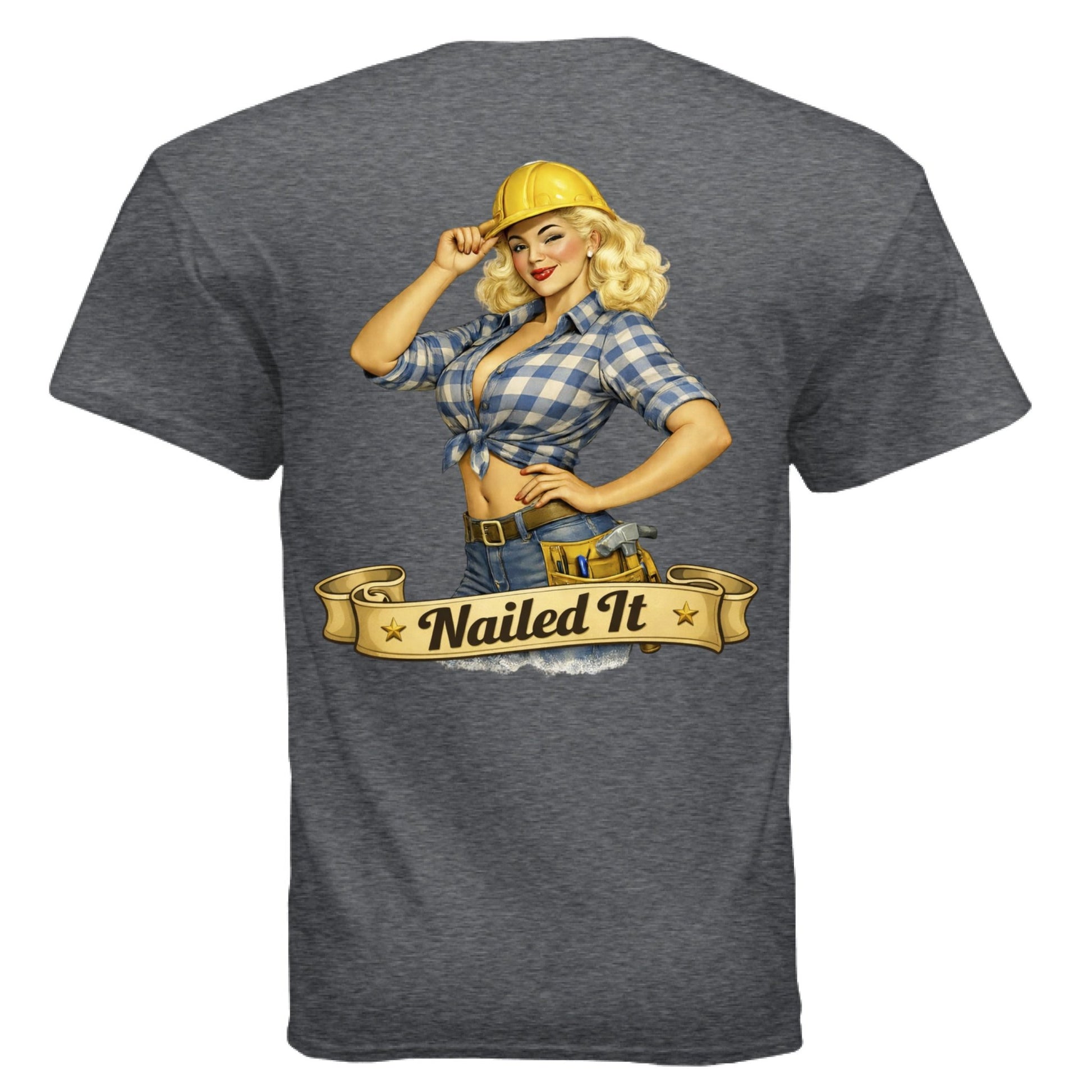 Construction Pin - Up - The Free and The Brave