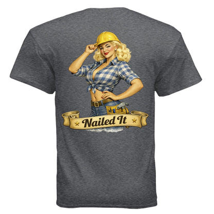 Construction Pin - Up - The Free and The Brave