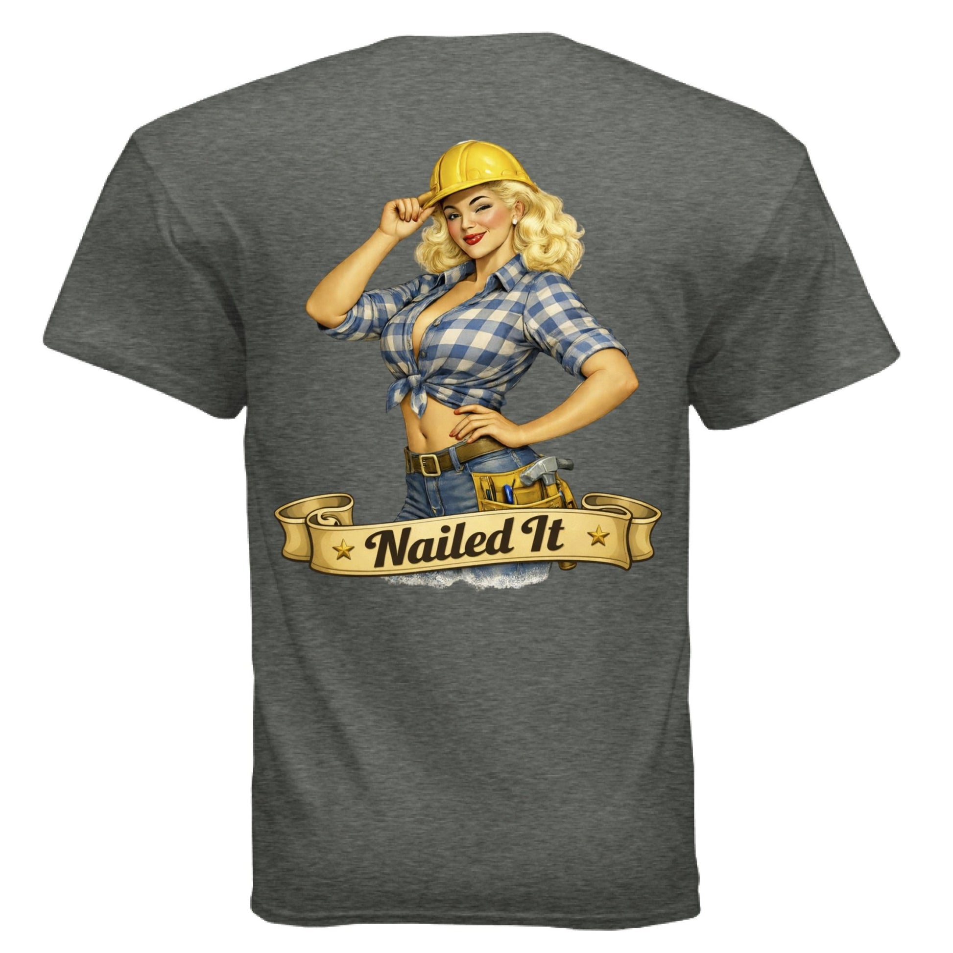 Construction Pin - Up - The Free and The Brave