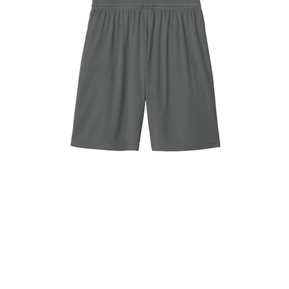Logo Gym Shorts - Gray - The Free and The Brave