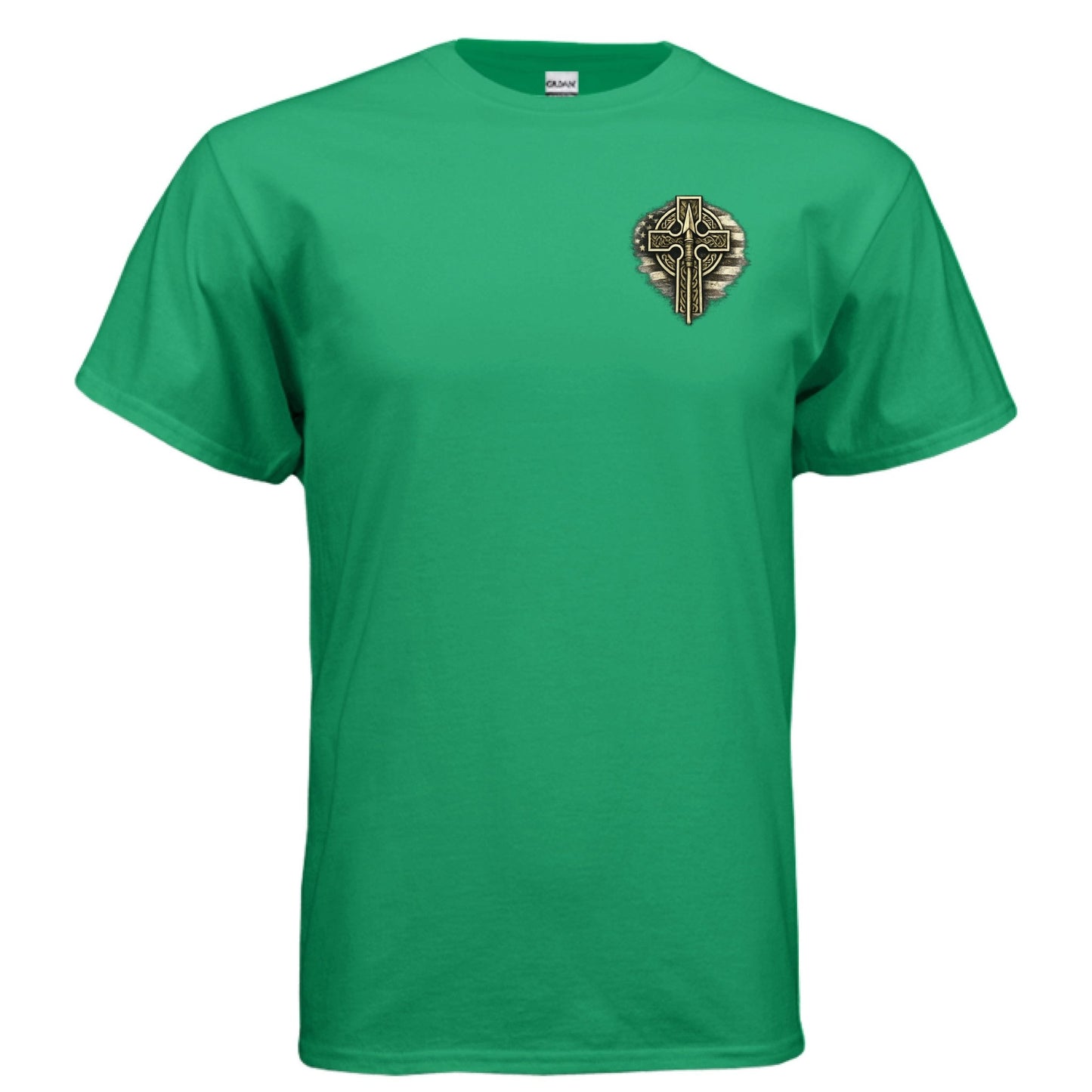 Luck Runs Out Bravery Doesn’t St. Patrick’s Day Irish Warrior T-Shirt - The Free and The Brave