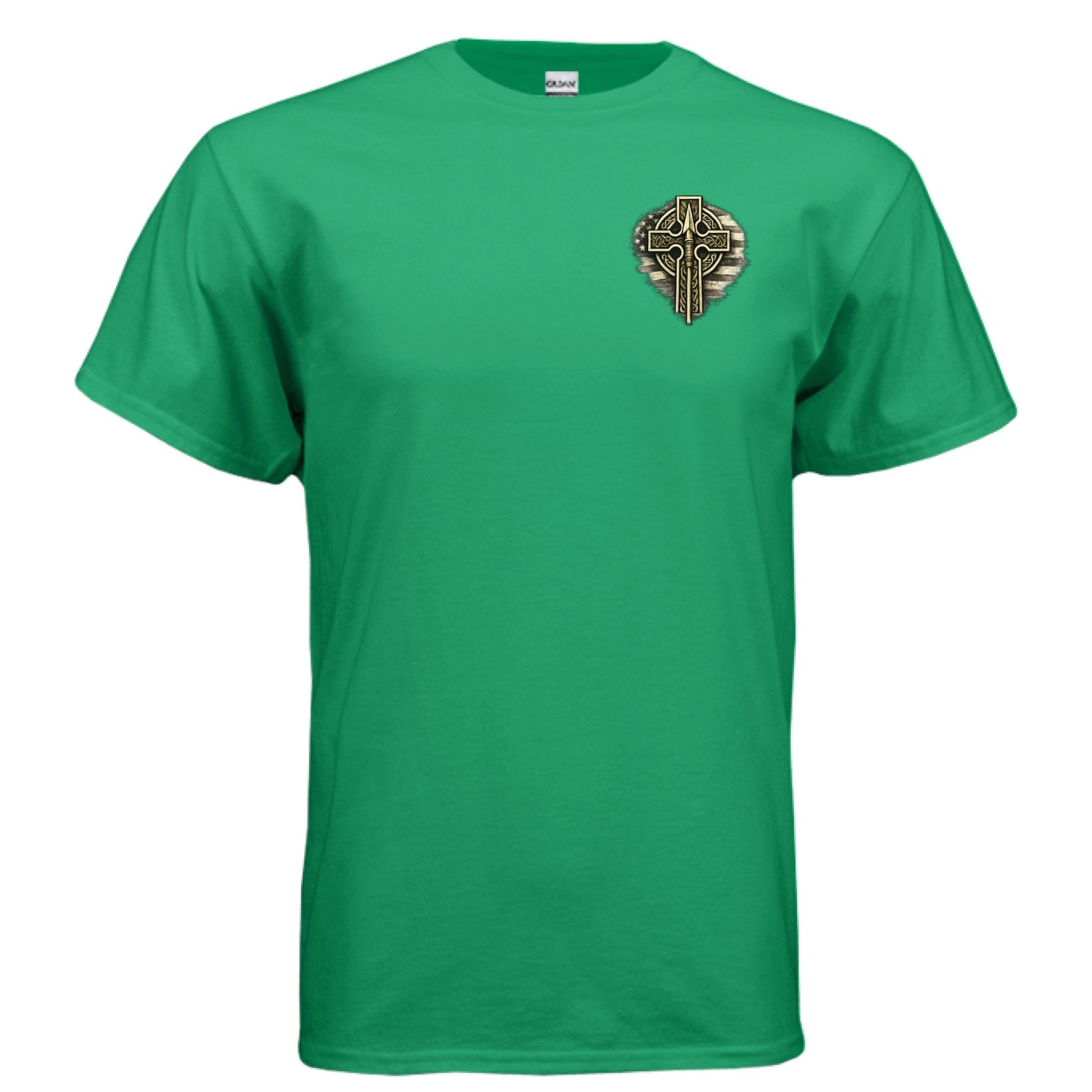 Luck Runs Out Bravery Doesn’t St. Patrick’s Day Irish Warrior T-Shirt - The Free and The Brave