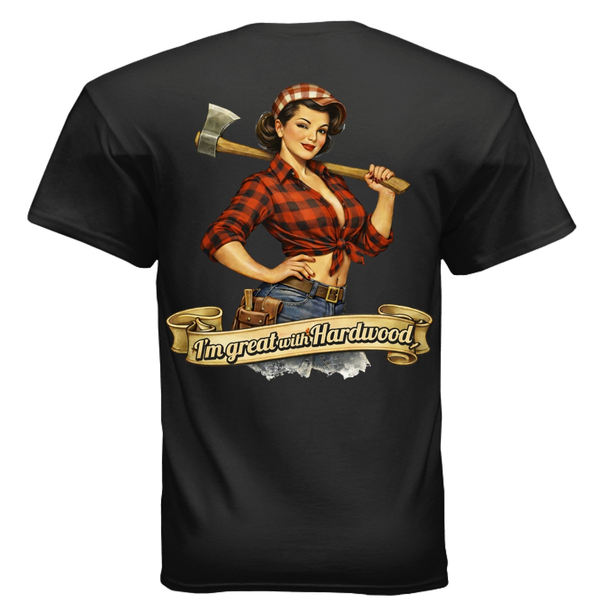 Lumberjack Pin - Up - The Free and The Brave