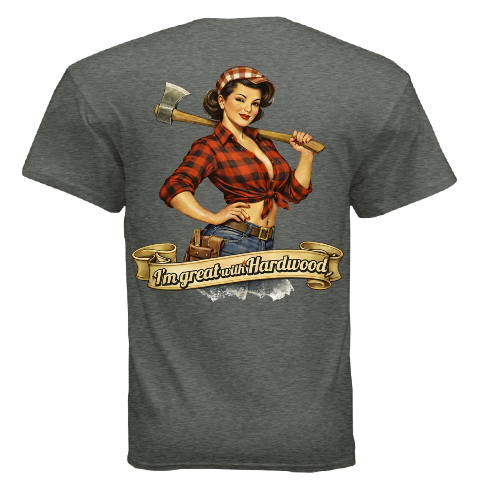 Lumberjack Pin - Up - The Free and The Brave