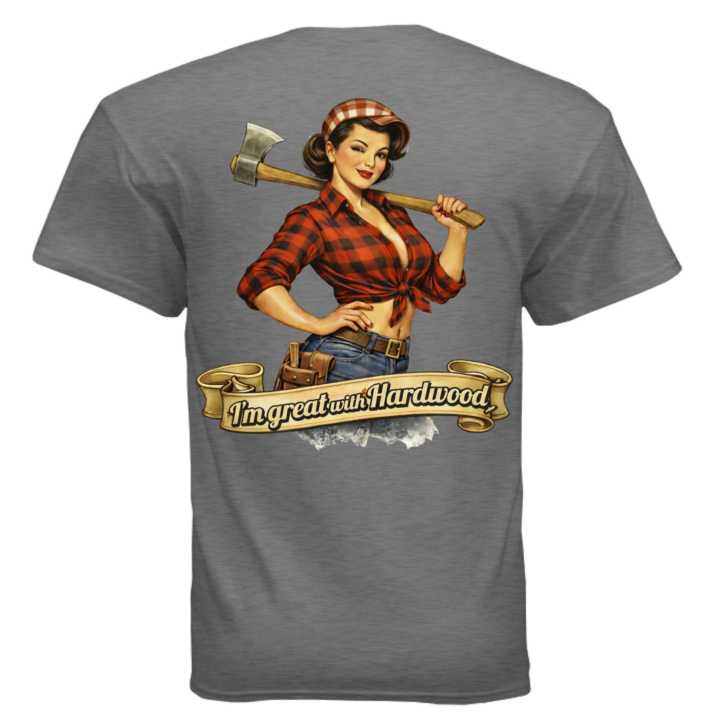 Lumberjack Pin - Up - The Free and The Brave