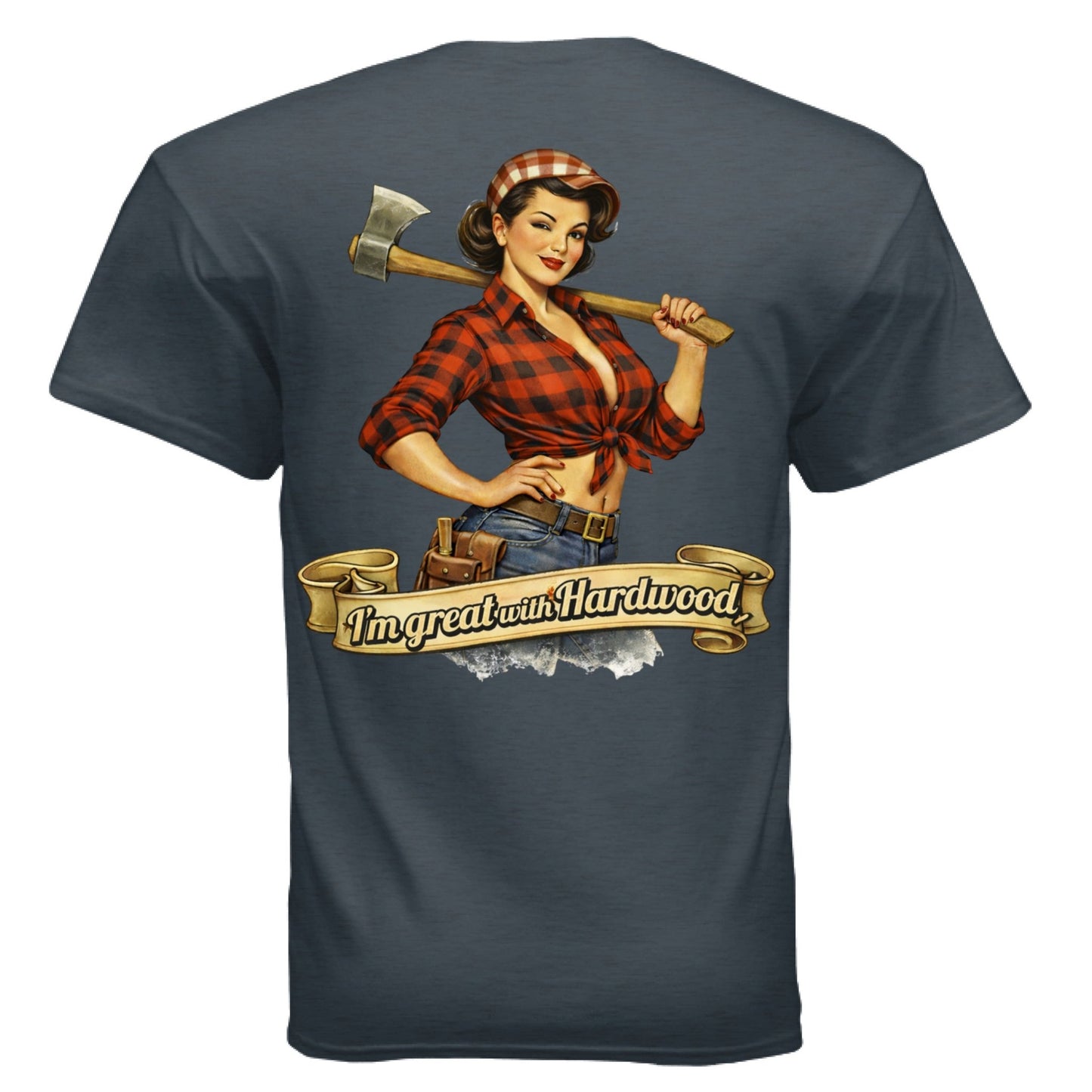 Lumberjack Pin - Up - The Free and The Brave