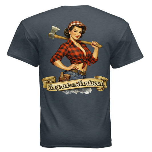 Lumberjack Pin - Up - The Free and The Brave