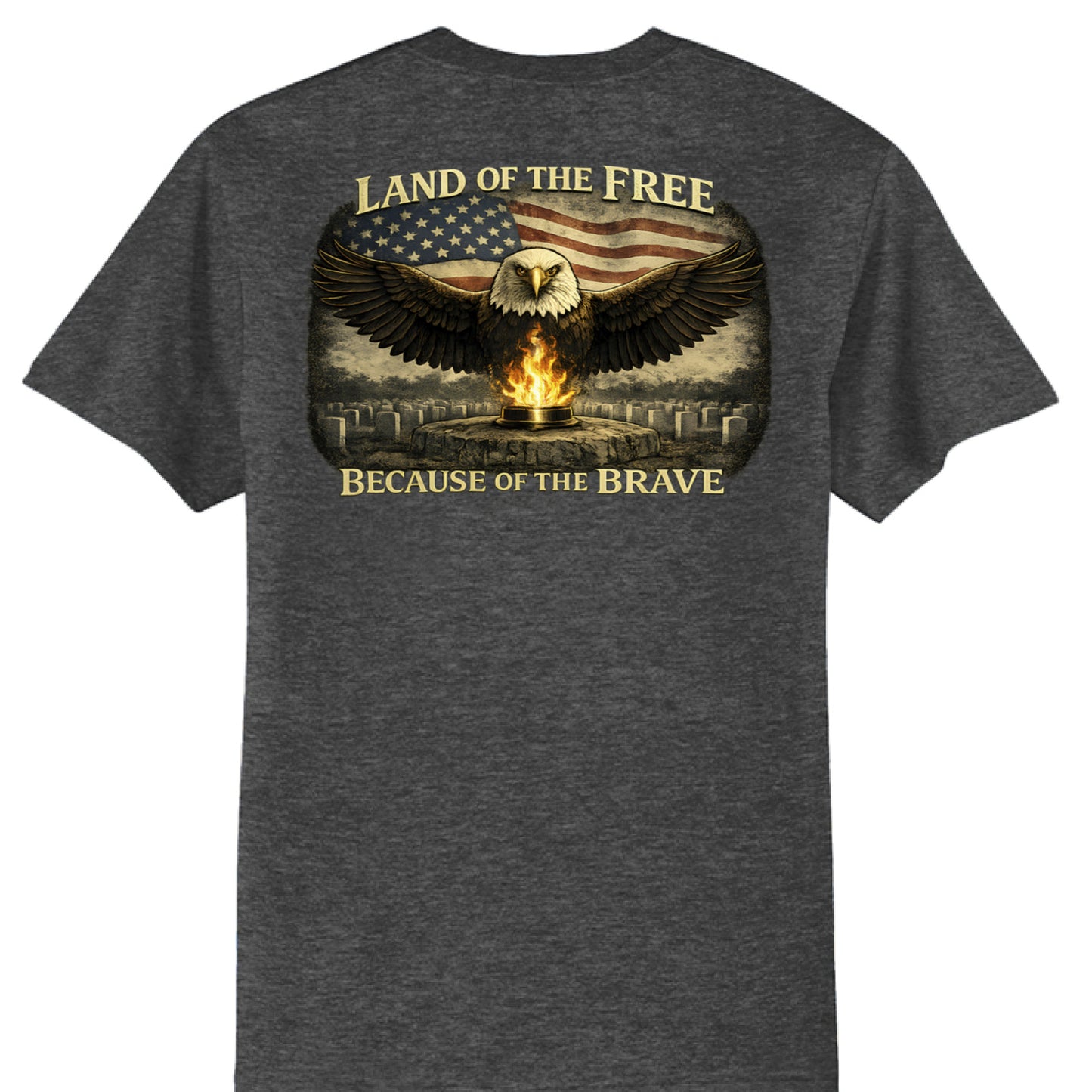 Dark Heather Grey - BACK