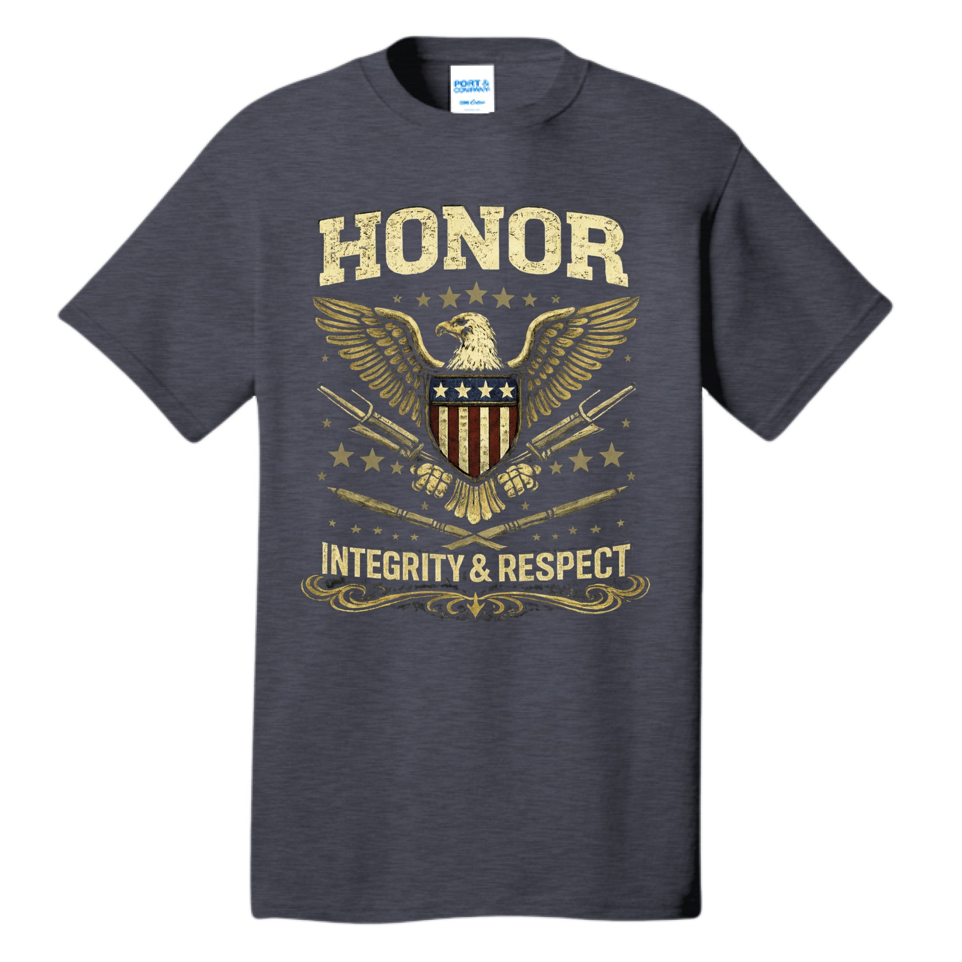 Heather Navy - FRONT