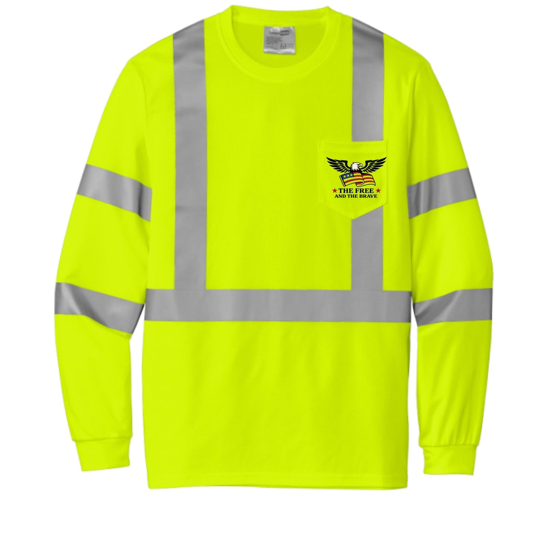 OG Hi - Viz Long Sleeve T - The Free and The Brave