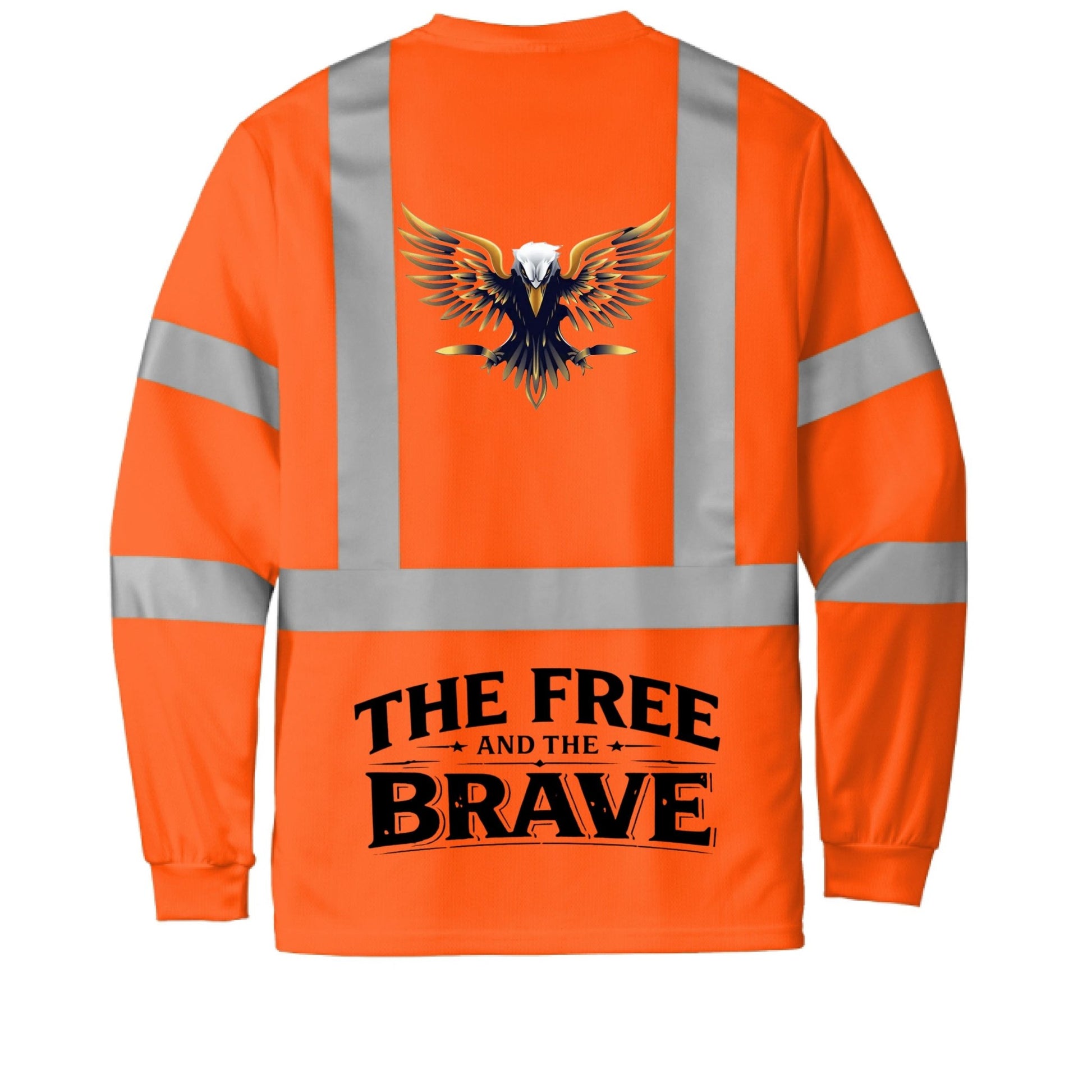 OG Hi - Viz Long Sleeve T - The Free and The Brave