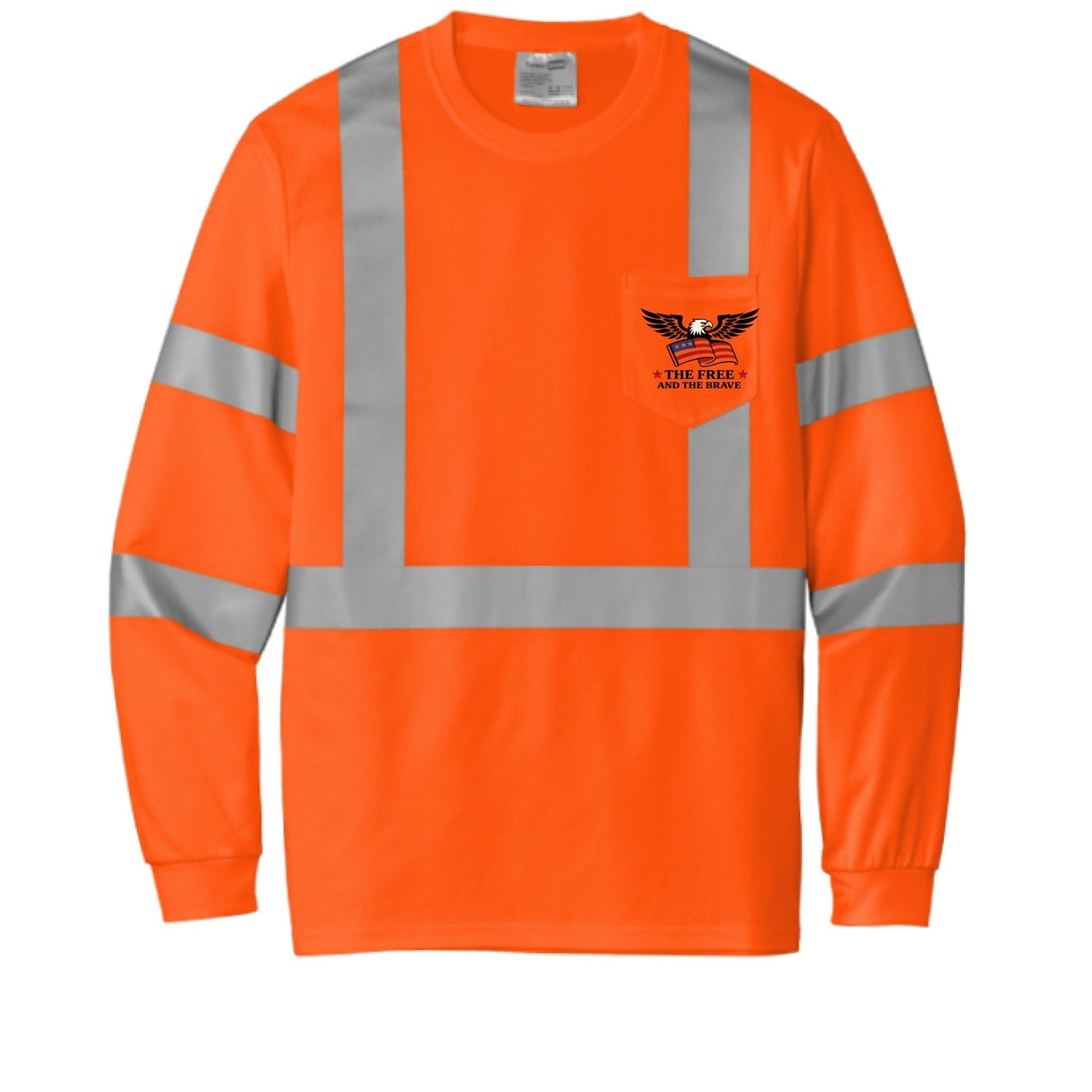 OG Hi - Viz Long Sleeve T - The Free and The Brave