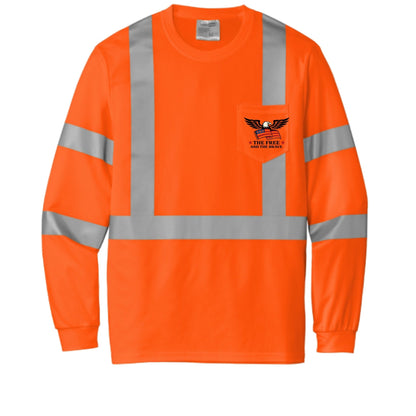 OG Hi - Viz Long Sleeve T - The Free and The Brave