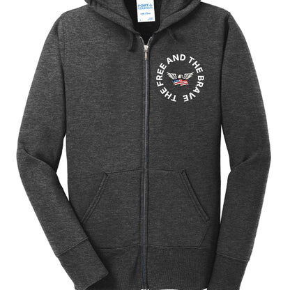 OG W Circle - The Free and The Brave