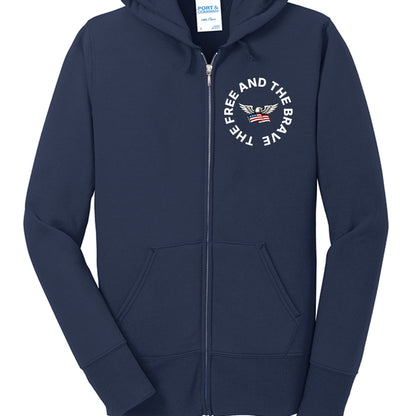 OG W Circle - The Free and The Brave