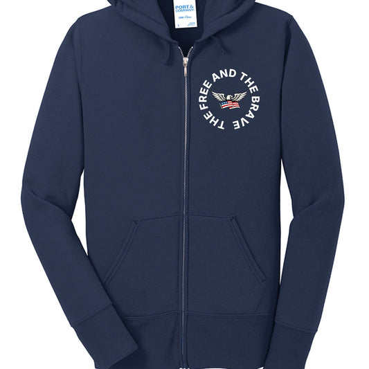 OG W Circle - The Free and The Brave