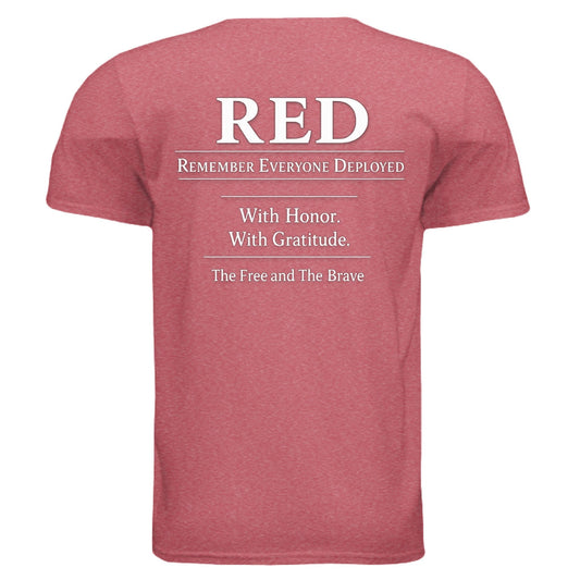 RED Friday T-Shirt - The Free and The Brave