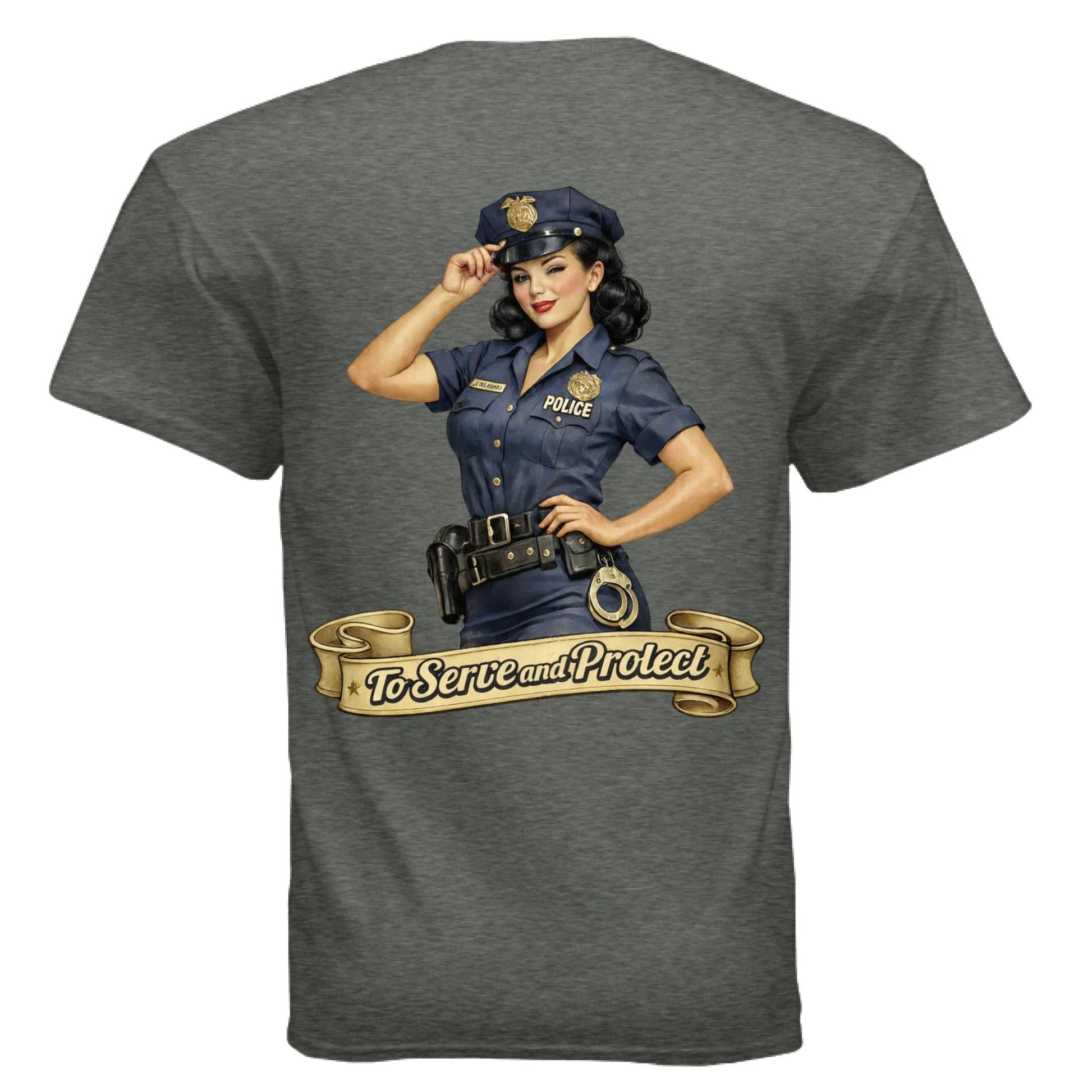 Serve and Protect Pin - Up - The Free and The Brave