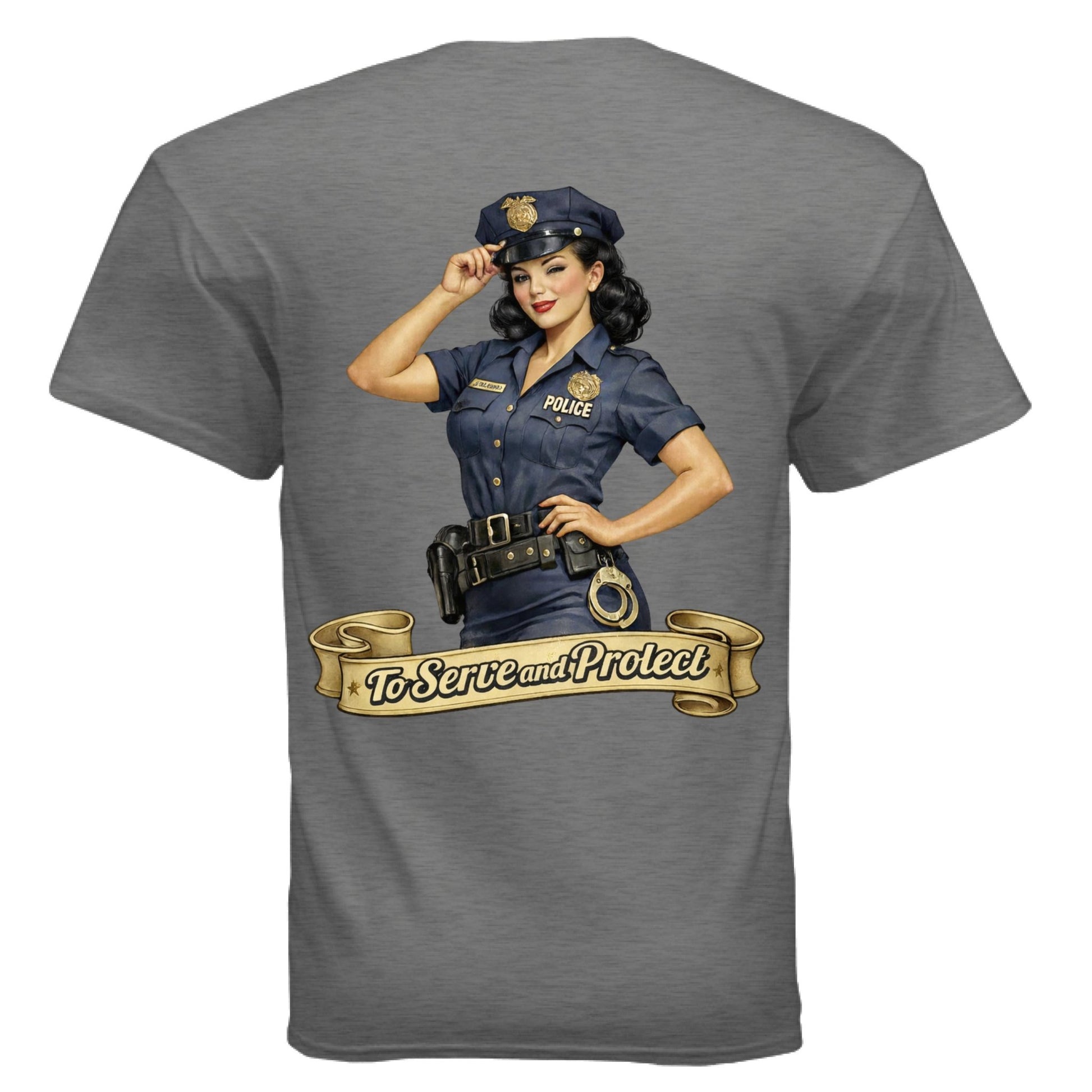 Serve and Protect Pin - Up - The Free and The Brave