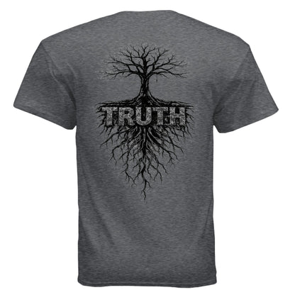 The Hanging Tree T-Shirt - Dark Heather Gray - The Free and The Brave