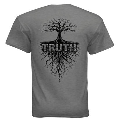 The Hanging Tree T-Shirt - Dark Heather Gray - The Free and The Brave